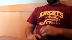 Bearded Bro Public Jerk Off in A Coffee Shop