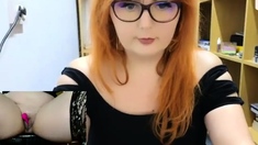 Amateur striptease and Solo masturbation