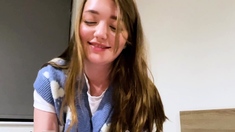 Sexy Teen Brunette Chick Handjobs POV