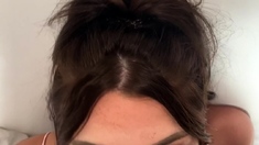 Pov homemade amateur facial cumshot and blowjob