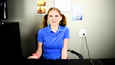 Great Big Boobs On Masturbating Redhead