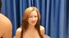 Amateur Asian gives amazing blowjob