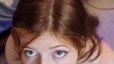 Bitch gives wam blowjob and handjob in pov scene
