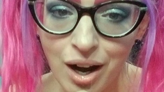 Jessy funny amateur teen brunette toying