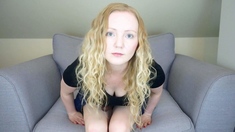 Hot amateur blonde in hardcore pov sex