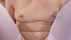 Amateur brunette fucked in POV Telsev