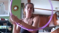 Curly Blonde Teen Records Solo Dildo Masturbation More at