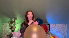 SneezeGoddess - Party Time Balloon Blowing and Hand Pumping