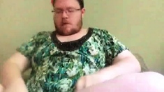 Fat Crossdresser Webcam Show