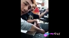Vietnamese Twinks' Webcam Handjob