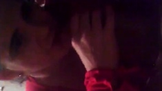 Amateur Polish Housegirl Gives Enthusiastic Blowjob to Her M