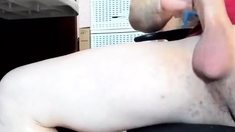 Big Cock Self-suck Session - Amateur Webcam Solo