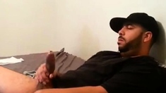 Str8 mexican daddy stroke watching porn