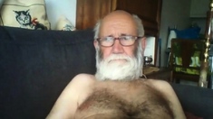 Grandpa Show On Webcam