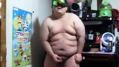 Young Asian Chub jerking