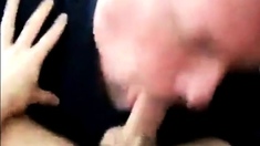 He loves to suck and swallow