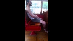 Str8 guy stroke in bus