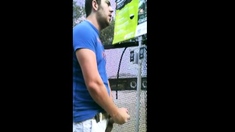 Public jacking off in home depot garden center
